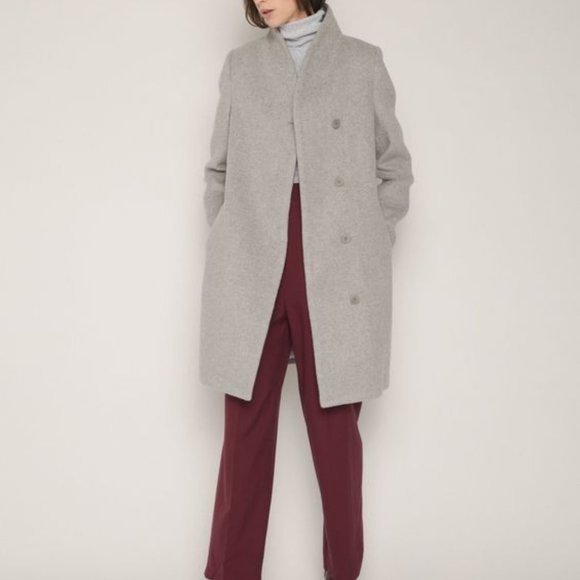 OAK+FORT Rust Cocoon Coat - Picture 8 of 10